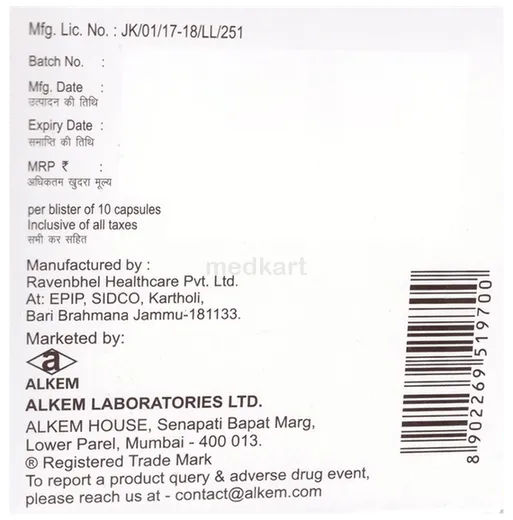 neurokem d 75/30 capsule 10's